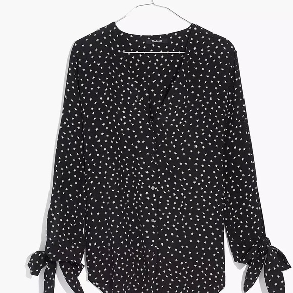 Madewell - Silk Shirt sz x-small NWOT - Picture 4 of 8